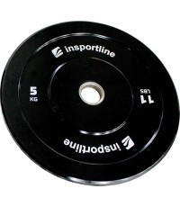 Gumijas svara plāksne inSPORTline Bumper Plate Lite 5 kg 50 mm