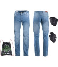 Vīriešu kevlara moto džinsi W-TEC Shiquet - Blue