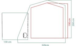 Coleman Tent 'FastPitch Forest Lodge 4'