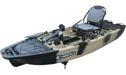 Folding Pedal Drive Kayak inSPORTline Rhoner Desert Camo
