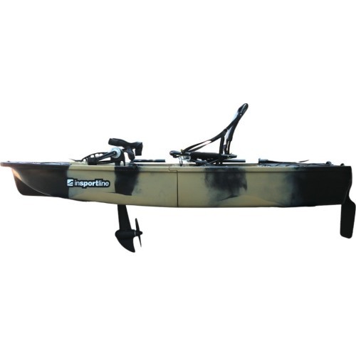 Salokāma kajaks ar pedāļu piedziņu inSPORTline Rhoner Desert Camo