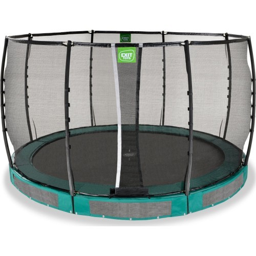 EXIT Allure Premium iegremdējams batuts ø366 cm, zaļš