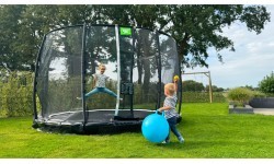 EXIT Allure Premium iegremdējams batuts ø366 cm, zaļš