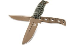Nazis Benchmade 375FE-1 Fixed Adamas Flat Earth