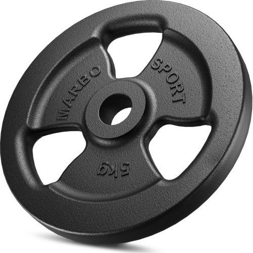Čuguna svaru komplekts Marbo, 30 kg / 2x10 kg + 2x5 kg