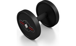 Обрезиненная гантель Marbo - 7,5 кг, черная