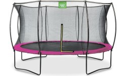 EXIT Silhouette trampoline ø366cm - pink Outdoor Round Coil spring Above ground trampoline