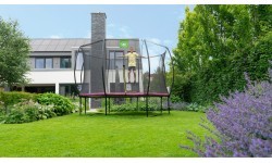 EXIT Silhouette trampoline ø366cm - pink Outdoor Round Coil spring Above ground trampoline