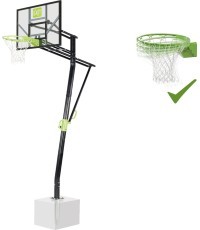 EXIT Galaxy Inground Basket (with Dunkring) In-ground Rectangular Polycarbonate (PC)