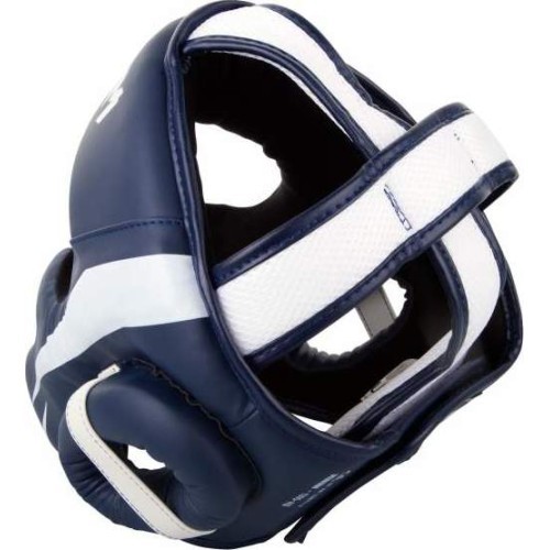 Боксёрский шлем Venum Elite - White/Navy Blue