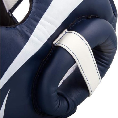 Boksa ķivere Venum Elite - White/Navy Blue