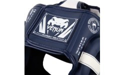 Boksa ķivere Venum Elite - White/Navy Blue