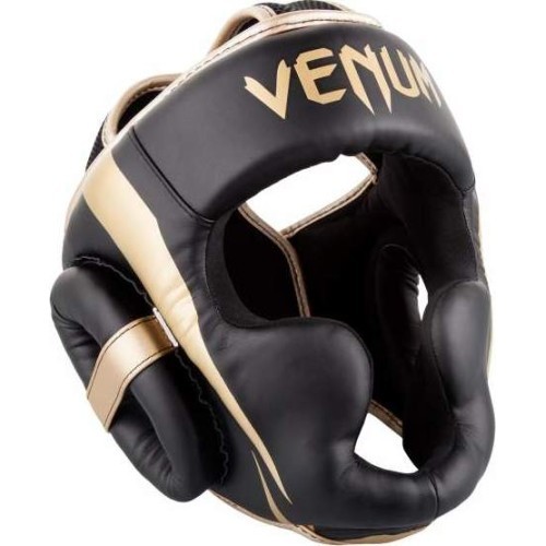 Boksa ķivere Venum Elite - melna/zelta