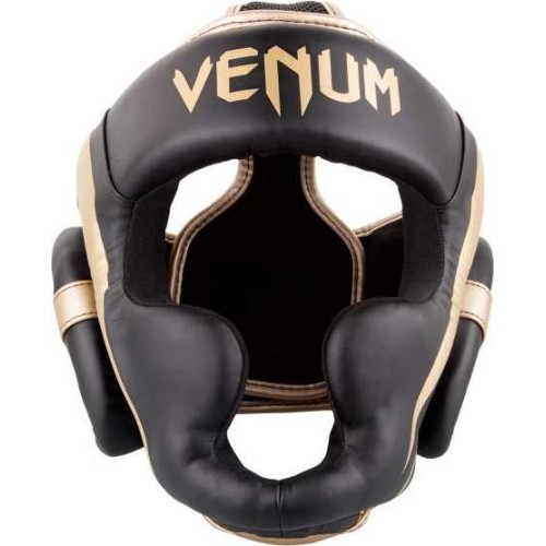 Boksa ķivere Venum Elite - melna/zelta