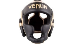 Boksa ķivere Venum Elite - melna/zelta