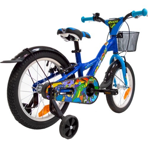 Велосипед 4KIDS Rebel 16", размер 10" (25,5 см), алюминий, синий