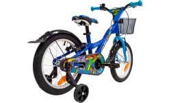 Velosipēds 4KIDS Rebel 16", izmērs 10" (25,5 cm), alumīnijs, zils