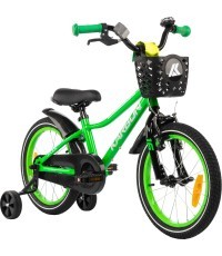 Velosipēds Karbon Jazz 16 neona zaļš