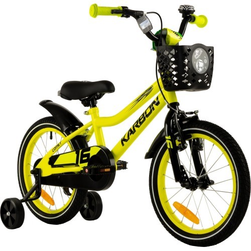 Karbon Comet 16 lime bicycle