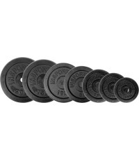 Набор чугунных весовых плит 2x7 шт. inSPORTline CastCzech 2 x 0,5-20 кг 30 мм