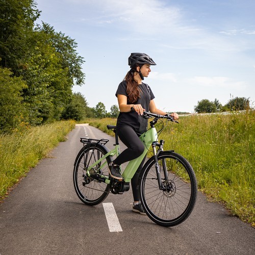 Трекинговый электровелосипед Levit Columba Bosch Performance 625 28" - Matt Mint