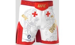 Men's UFC Unrivaled by Venum White Merab Dvalishvili Short Fit Fight Short
