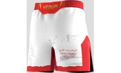 Vīriešu UFC Unrivaled by Venum Merab Dvalishvili cīņas šorti, balti