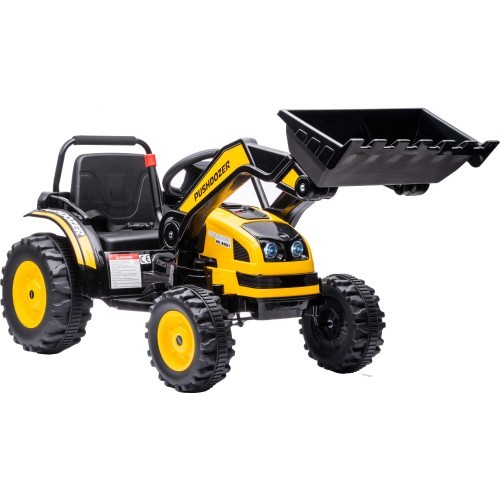 Vehicle Excavator Tractor Yellow
