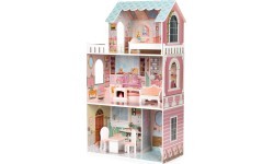 Liela Barbie leļļu māja ar mēbeļu komplektu ECOTOYS
