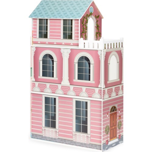 Большой кукольный дом Barbie с набором мебели ECOTOYS