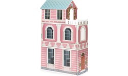 Liela Barbie leļļu māja ar mēbeļu komplektu ECOTOYS