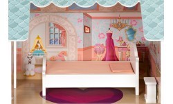 Liela Barbie leļļu māja ar mēbeļu komplektu ECOTOYS