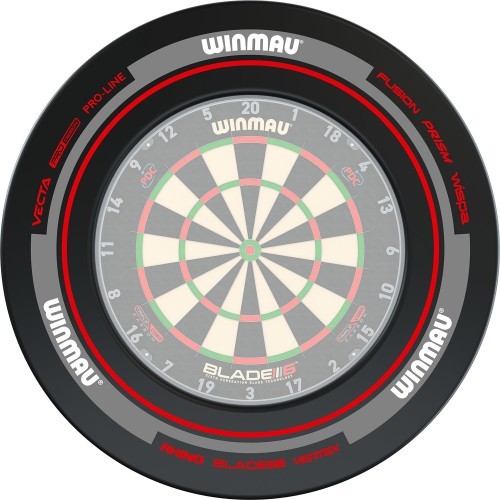 Защитное кольцо для дартса Winmau Advance чёрно-красное