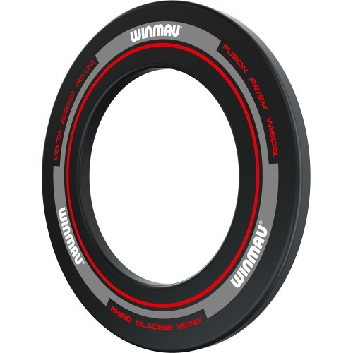 Winmau Advance šautriņu mērķa aizsargs melns/sarkans