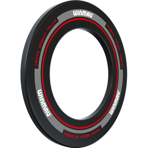 Winmau Advance šautriņu mērķa aizsargs melns/sarkans