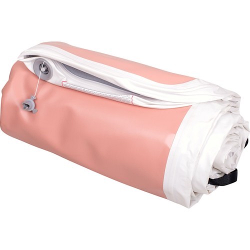 Piepūšams vingrošanas paklājs inSPORTline Airstunt 500 x 100 x 10 cm Coral Pink