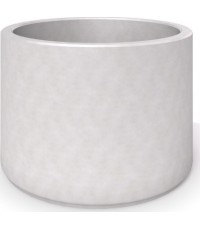 White Concrete Planter Inter-Play Deco 07