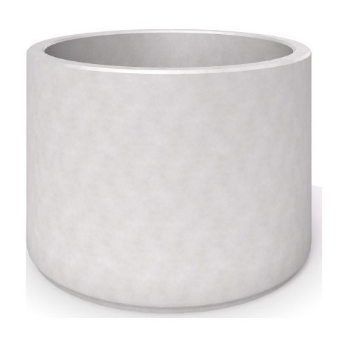 White Concrete Planter Inter-Play Deco 07