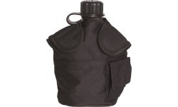 Melns MOLLE maciņš pudelei, ASV stila