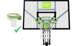 Pie sienas stiprināms basketbola vairogs EXIT Galaxy ar grozu