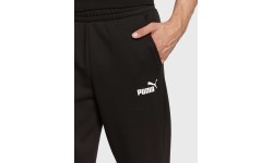 Puma sporta bikses vīriešiem Ess Logo Pants FL Black 586718 01