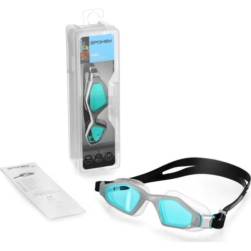 Swimming goggles silver Spokey RAMB