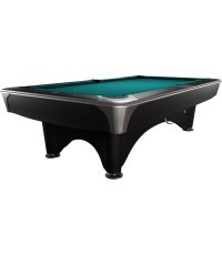 Biljarda galds, Biljards, Dynamic IV, 9 pēdas, Matēts melns, Simonis 760 zili zaļš