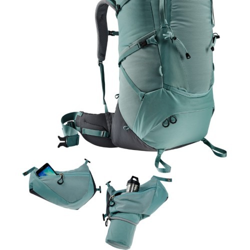 Deuter Aircontact Core 55+10 SL ceļojumu mugursoma - Rusva
