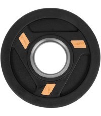 Ar gumiju pārklāts olimpiskais svara disks inSPORTline Herk OL 1,25 kg