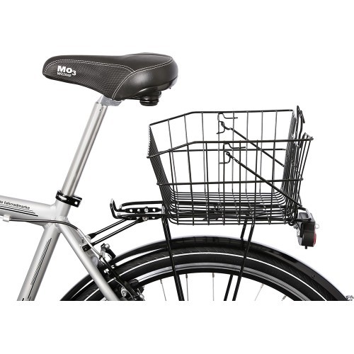 Velosipēdu pannier Fischer // tērauds (melns)