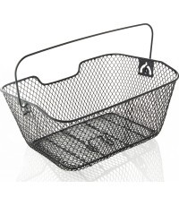 Bicycle pannier Fischer // steel (black)