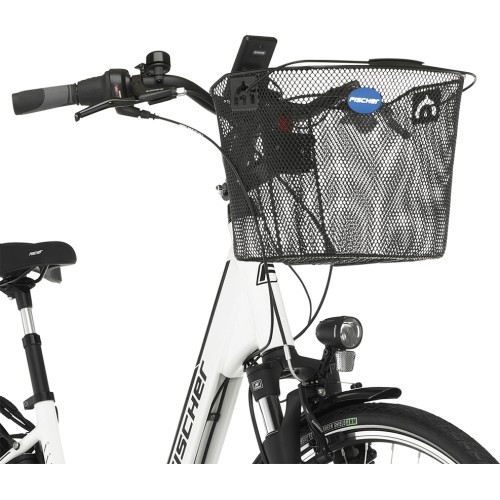 Velosipēda stūres soma Fischer // metāla stieple (melna)