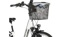 Velosipēda stūres soma Fischer // metāla stieple (melna)