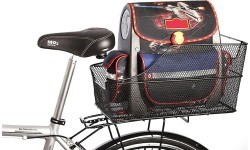 Velosipēda soma uz bagāžnieka Fischer // līdz 25 kg, tērauda (melna)